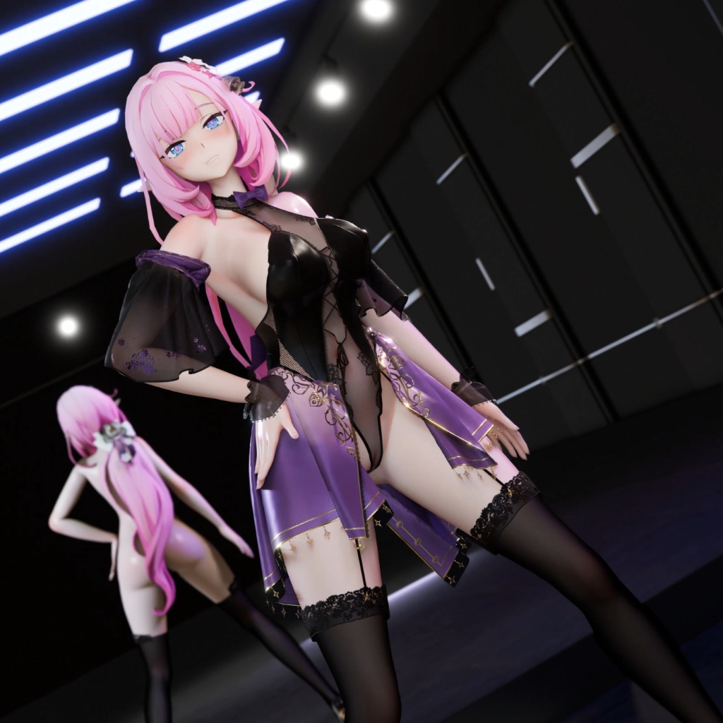Blender192【Elysia (爱莉希雅) - Addiction】