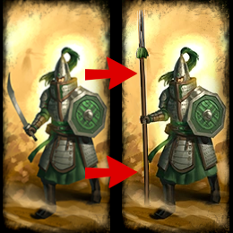 Jade warriors got spears