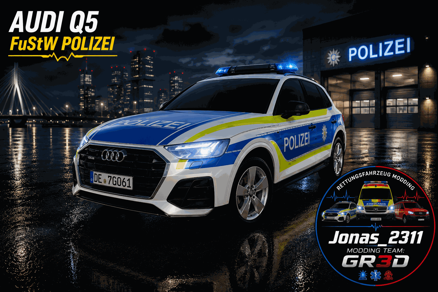 Audi Q5 FuStW Polizei