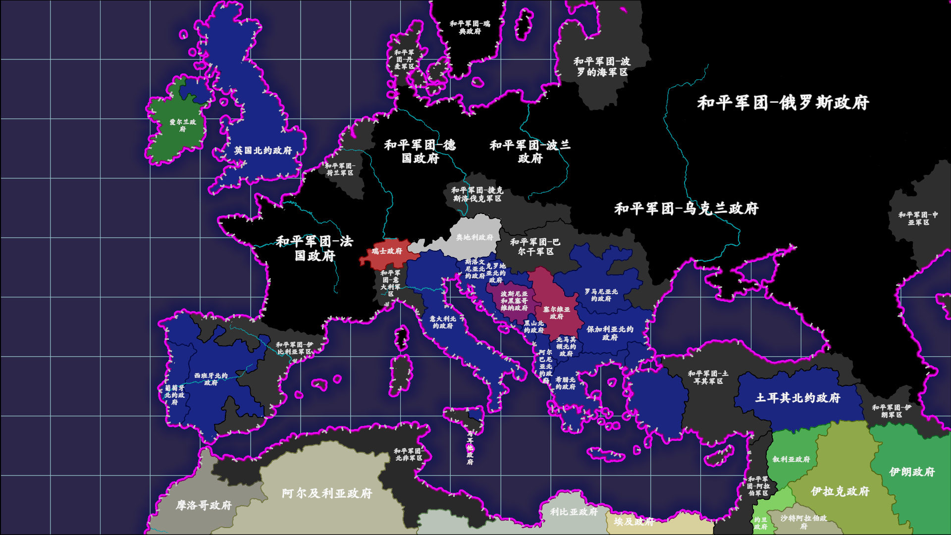 《战地风云6》世界观欧洲地图