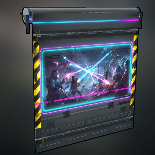 Space Pirates Garage Door