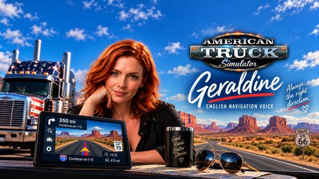 Geraldine - english navigation voice