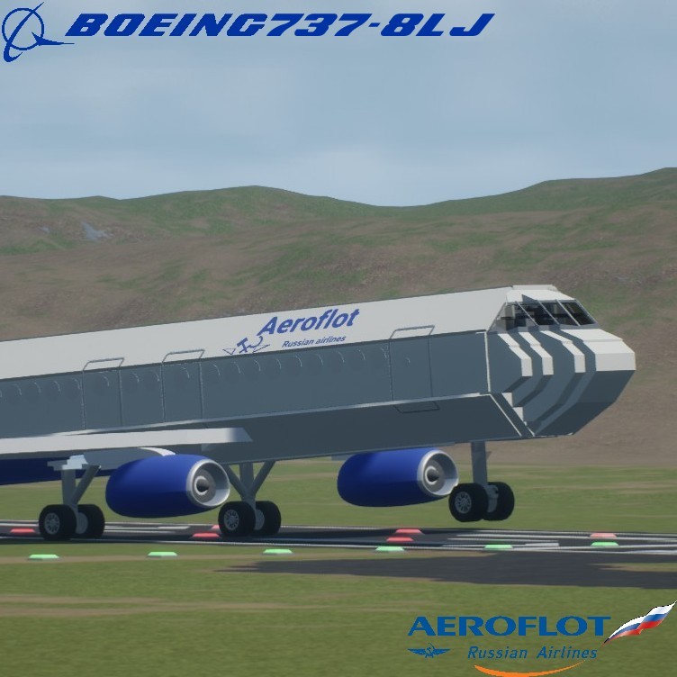 Softbody AIR LINER 737-8LJ Aeroflot Russian Airlines