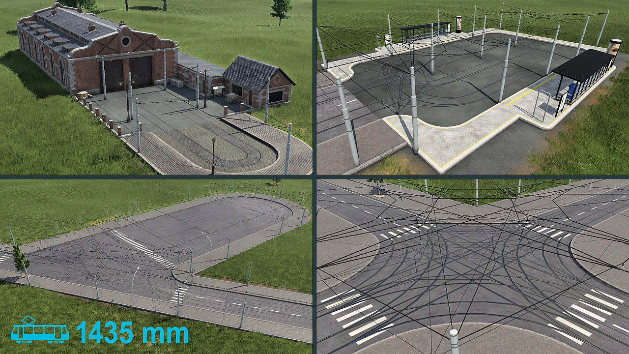 Tram Infrastructure Standard Gauge preview