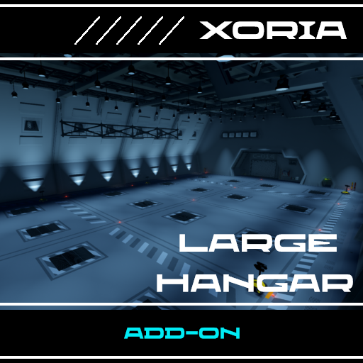 Large industrial hangar
