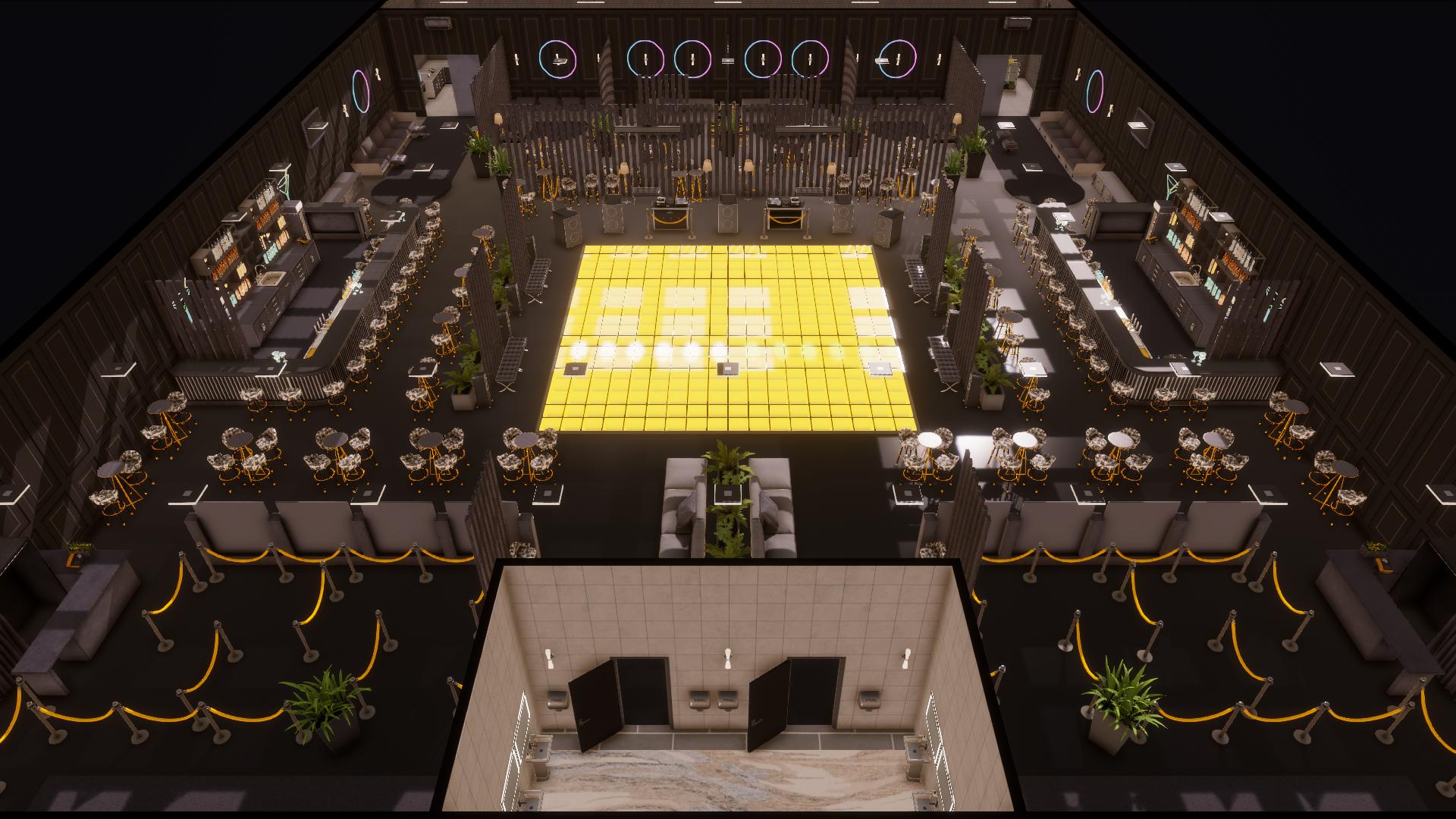 (M1) Large Dark Nightclub preview