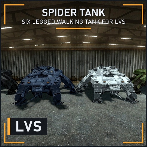 [LVS] Spider Tank - six legged walking tank [MAJOR UPDATE]