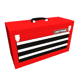 Craftsman 3 Drawer Red & Black ToolBox