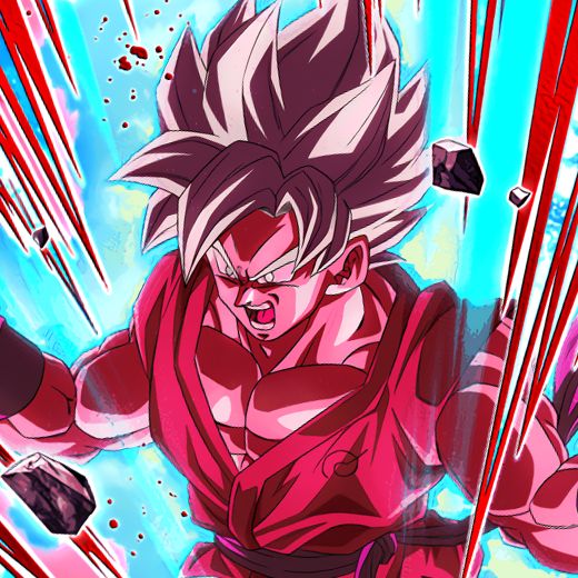 TEQ Super Saiyan Blue Kaioken Goku Intro Skill