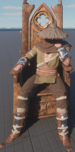 Wooden King's Throne