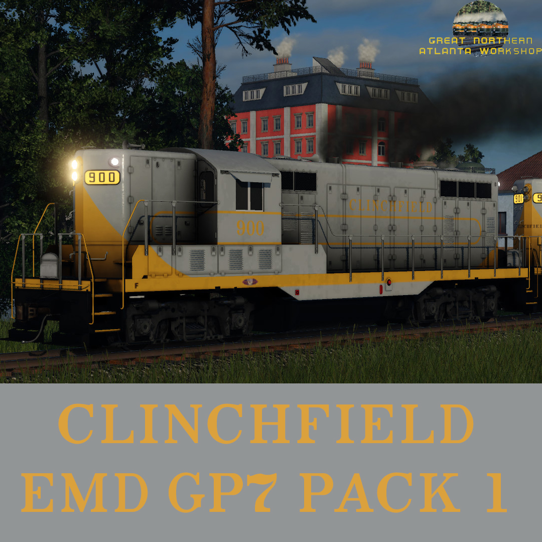 Clinchfield Railroad EMD GP7 Pack 1