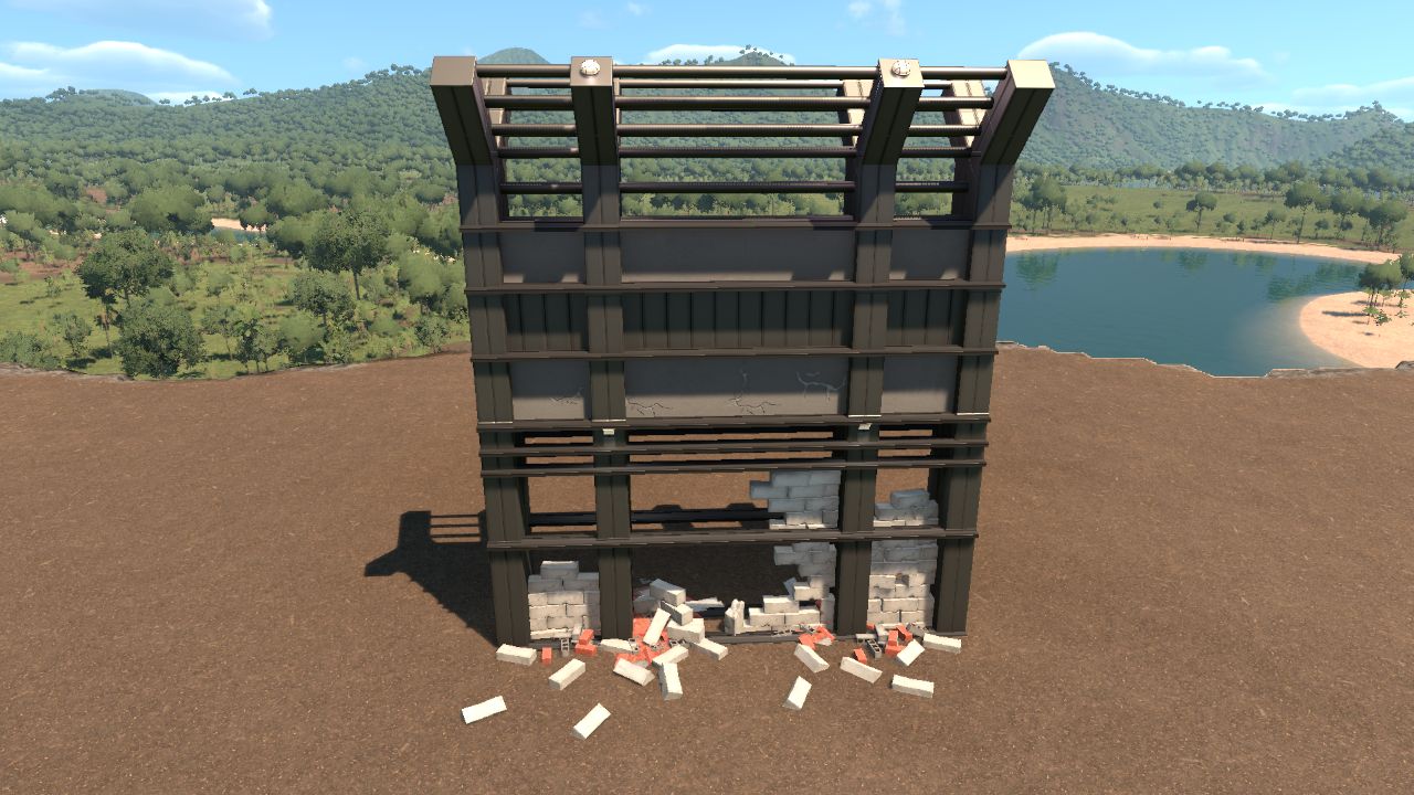 Containment wall LG Broken