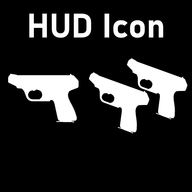 Resident Evil 2 Remake - VP70 "Matilda" HUD Icon (Pistols)