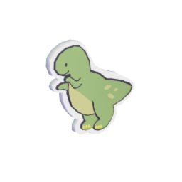 Cute T-rex sticker
