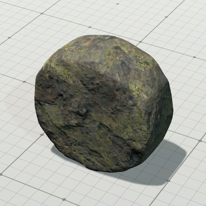 Boulder rocks D - slab vert 1