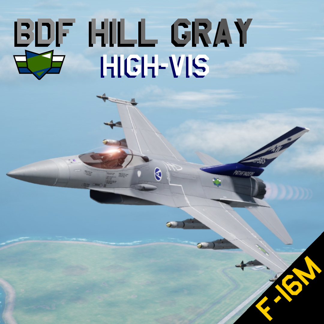 BDF Hill Gray II (High-Vis) - F-16M