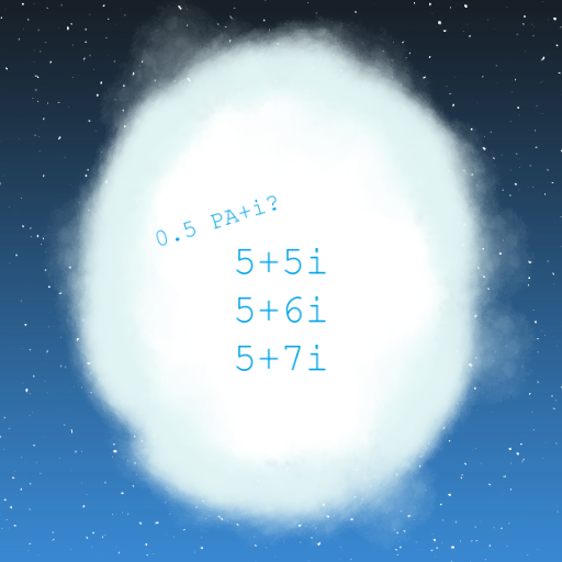 5+ji - The Late Train but its curse is composed of 5+ji (where j is an integer and j≥5)