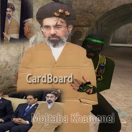 CardBoard Mojtaba Khamenei NPC/PM