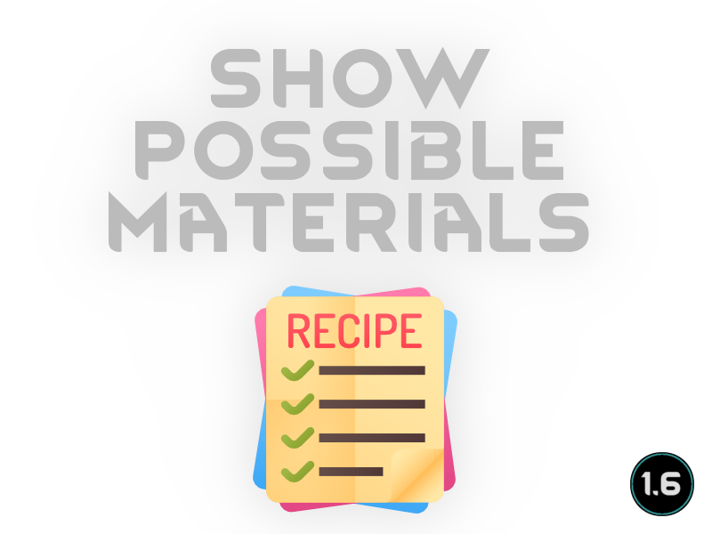 Show Possible Materials