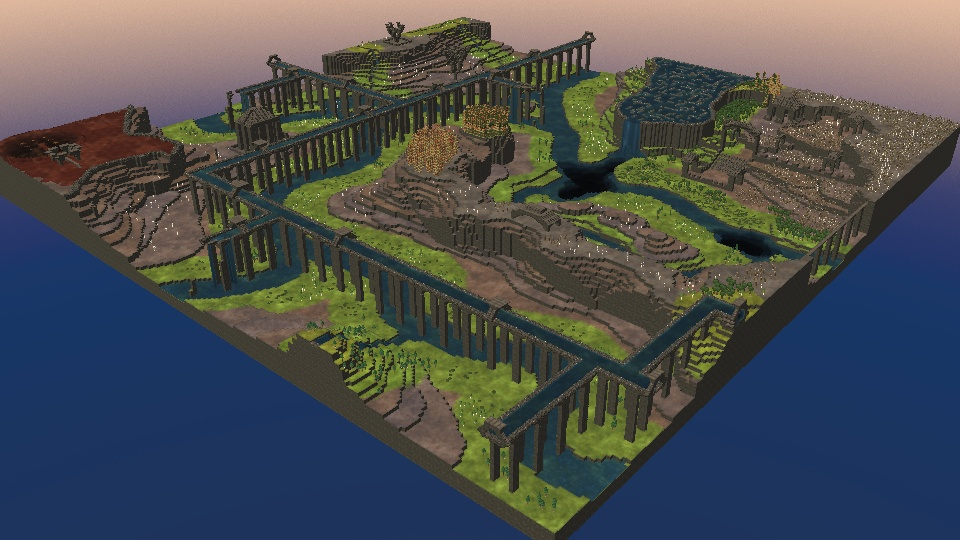 Ancient temples ruins preview