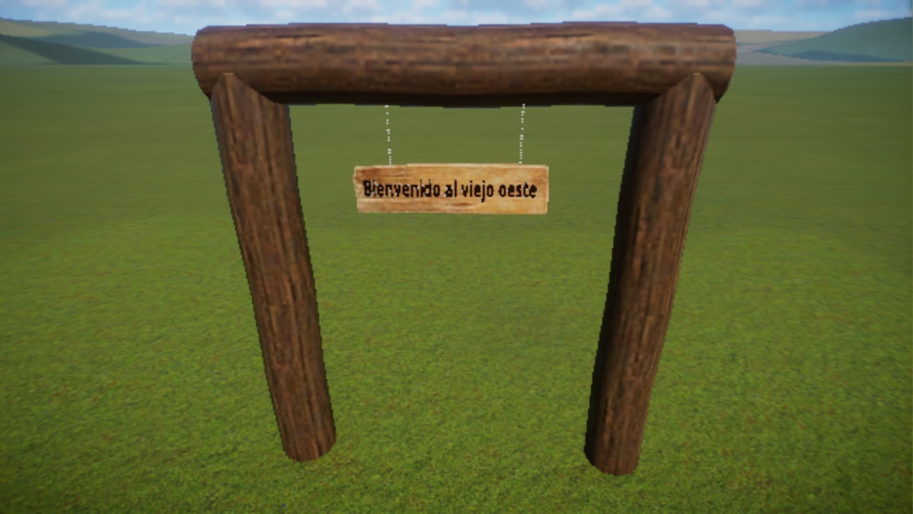 Entrada al viejo oeste.