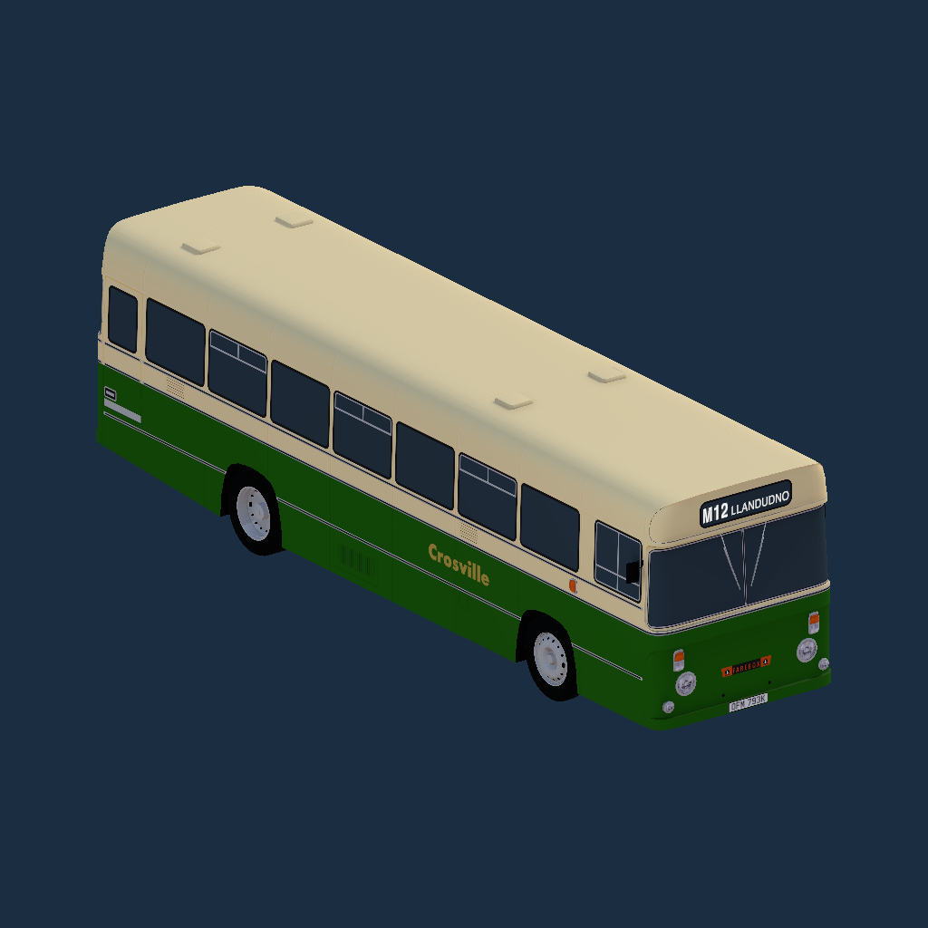 Seddon Pennine RU 36ft - Crosville Green and Cream preview