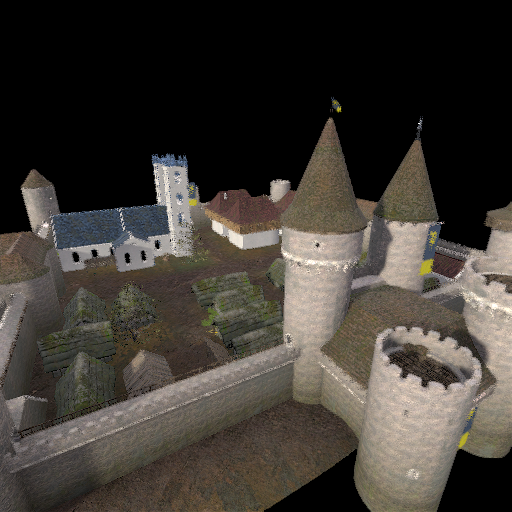 Town with big ol walls
