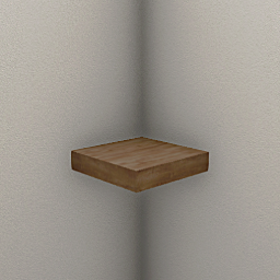Wooden shelf module 25 cm