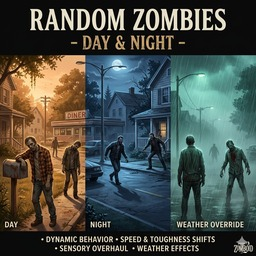 Random Zombies - Day and Night Presets [B42.17] – Project Zomboid Mod