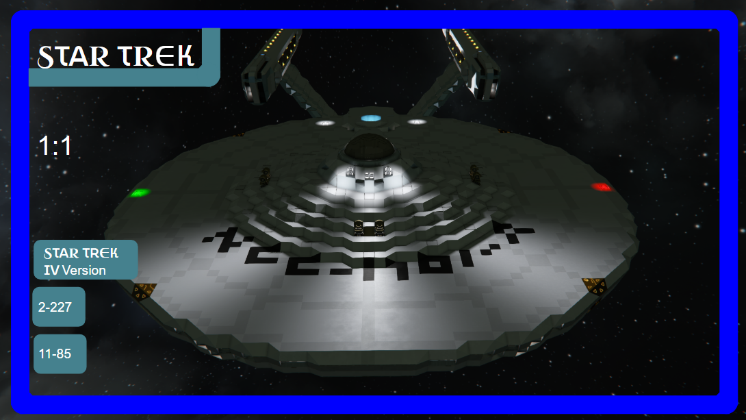 TMP USS Enterprise NCC-1701-A (The Voyage Home)