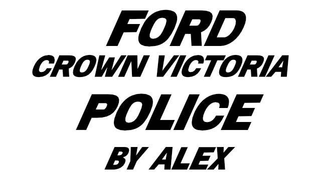 Ford Crown Victoria Police Car simple