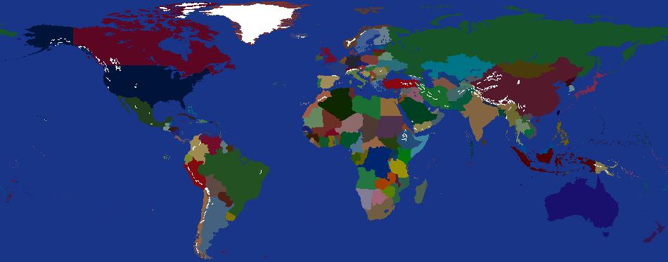 Improved World Map - 2025 (De Jure)