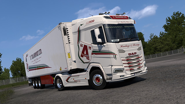 A Transport Ltd - DAF XG & Schmitz SKO