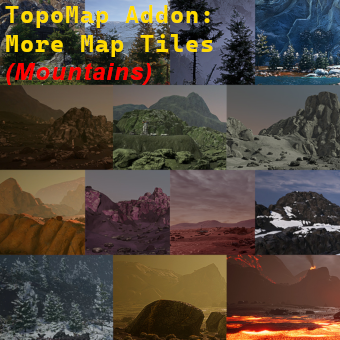 TopoMap Addon: More Tiles (Mountain Tileset)