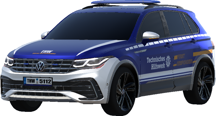 THW First Responder VW Tiguan Skin