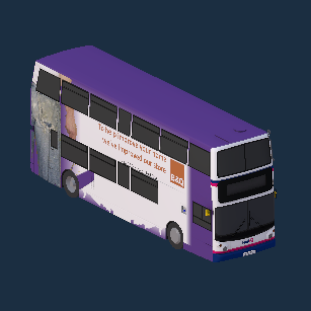Alexander ALX400 First Eastern Counties Barbie B&Q All-Over-Advert Livery