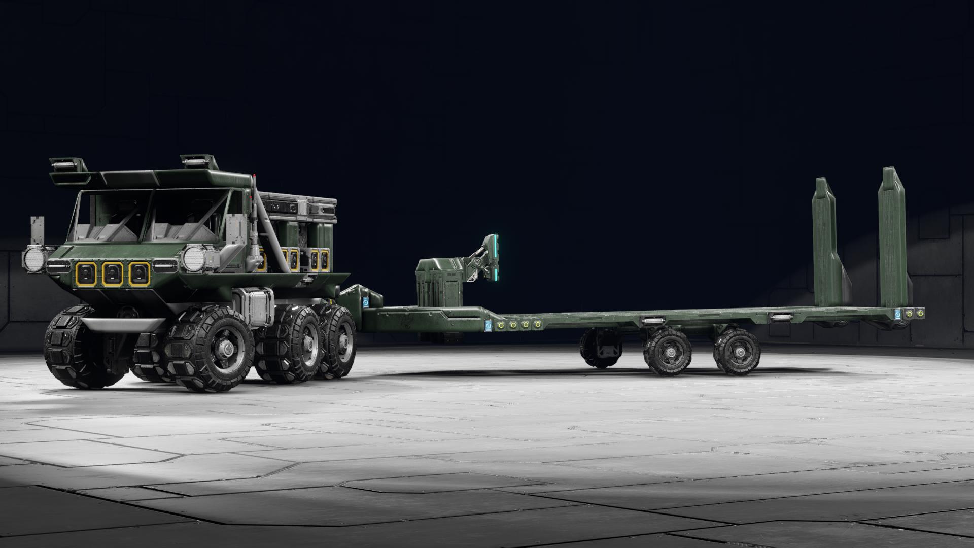 [OC] Pollux Mk.II & Flatbed Trailer