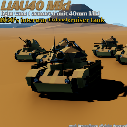 L1AU40 MkI -light tank