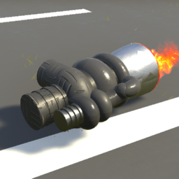 Tiny SpaceX Raptor 2 Rocket