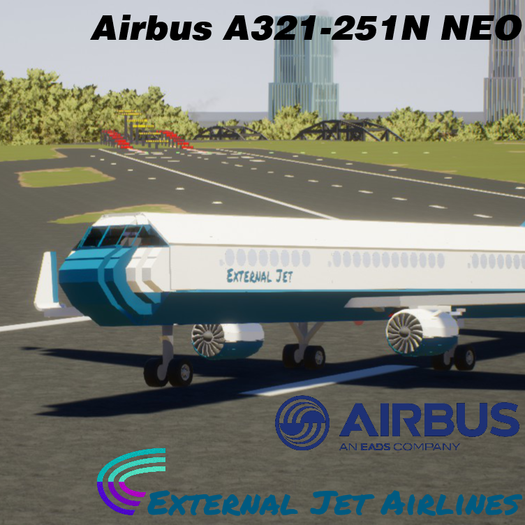 Softbody AIR LINER Airbus A321NEO External Jet Airlines.