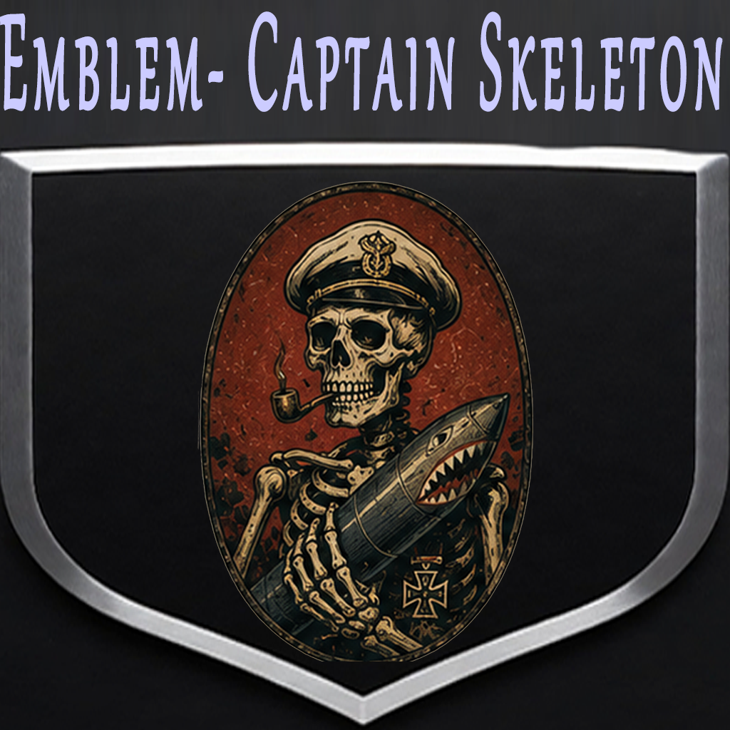 Emblem 8 Captain Skeleton