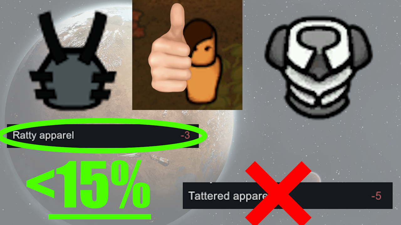 Less Ratty for Armor mod preview for RimWorld
