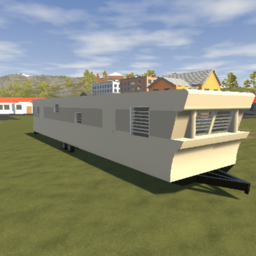 10x45 mobile home 1950s