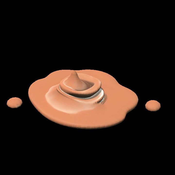 Chocolate puddle 1