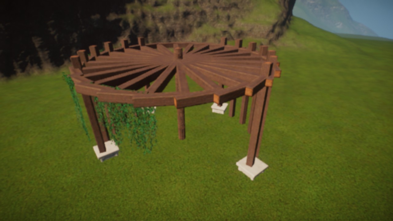 Modern Round Pergola