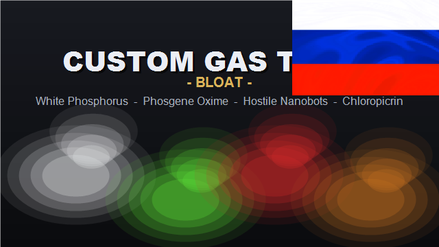 Custom Gas Types - Bloat RUS mod preview for RimWorld