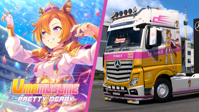 Mercedes Actros MP4 T.M. Opera O - Uma Musume: Pretty Derby Skin