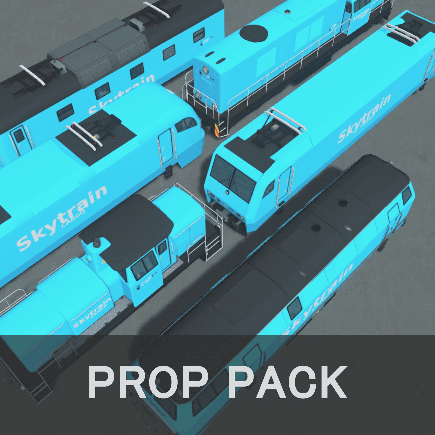 Freight Locomotives (CSPT) - Prop Pack