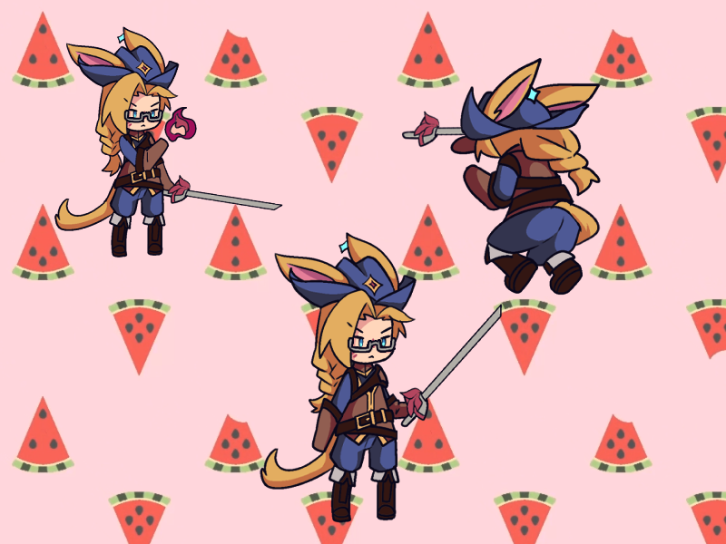 Fruhead as SpellSword