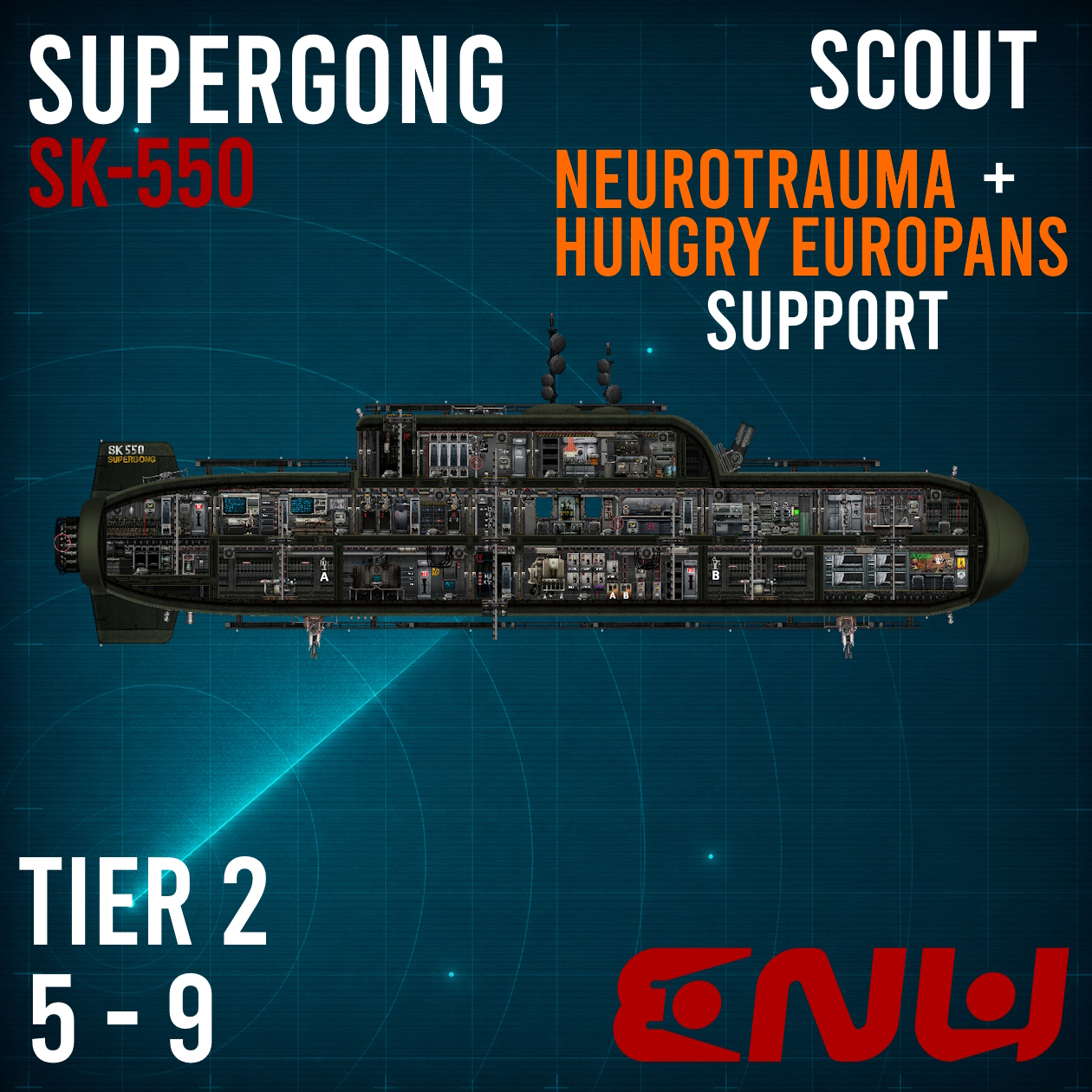 SK-550 SUPERGONG – Barotrauma Mod